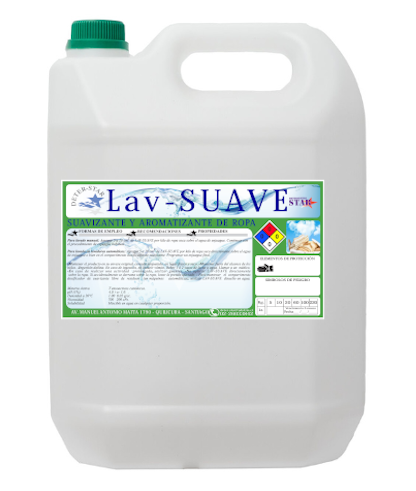 suavizante y aromatizante de ropa llamado lav suave.